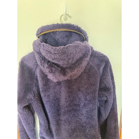 Kuhl Women's Flight Jacket Sherpa Fleece Hooded Zip Up Purple Size Small - Picture 7 of 7